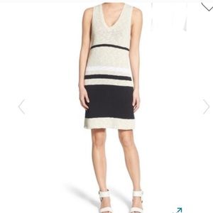 James Perse Striped Knit Dress